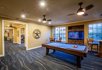 The courts at preston oaks apartment homes billiards table for residents